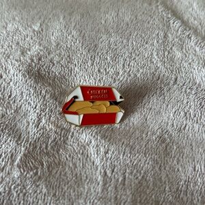 Funny Cute Chicken Nugget Metal Enamel Pin